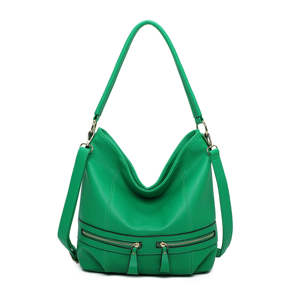 RS17003 Zip Pocket Details Shoulder Bag
