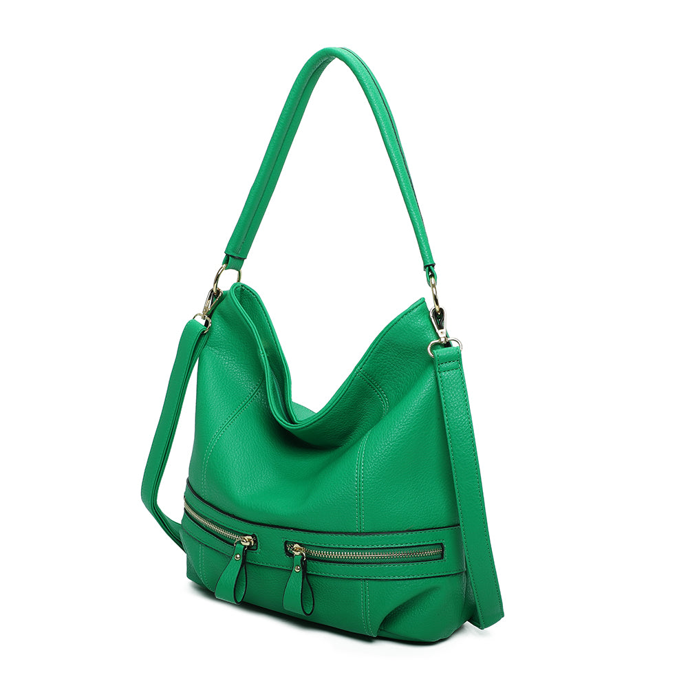 RS17003 Zip Pocket Details Shoulder Bag