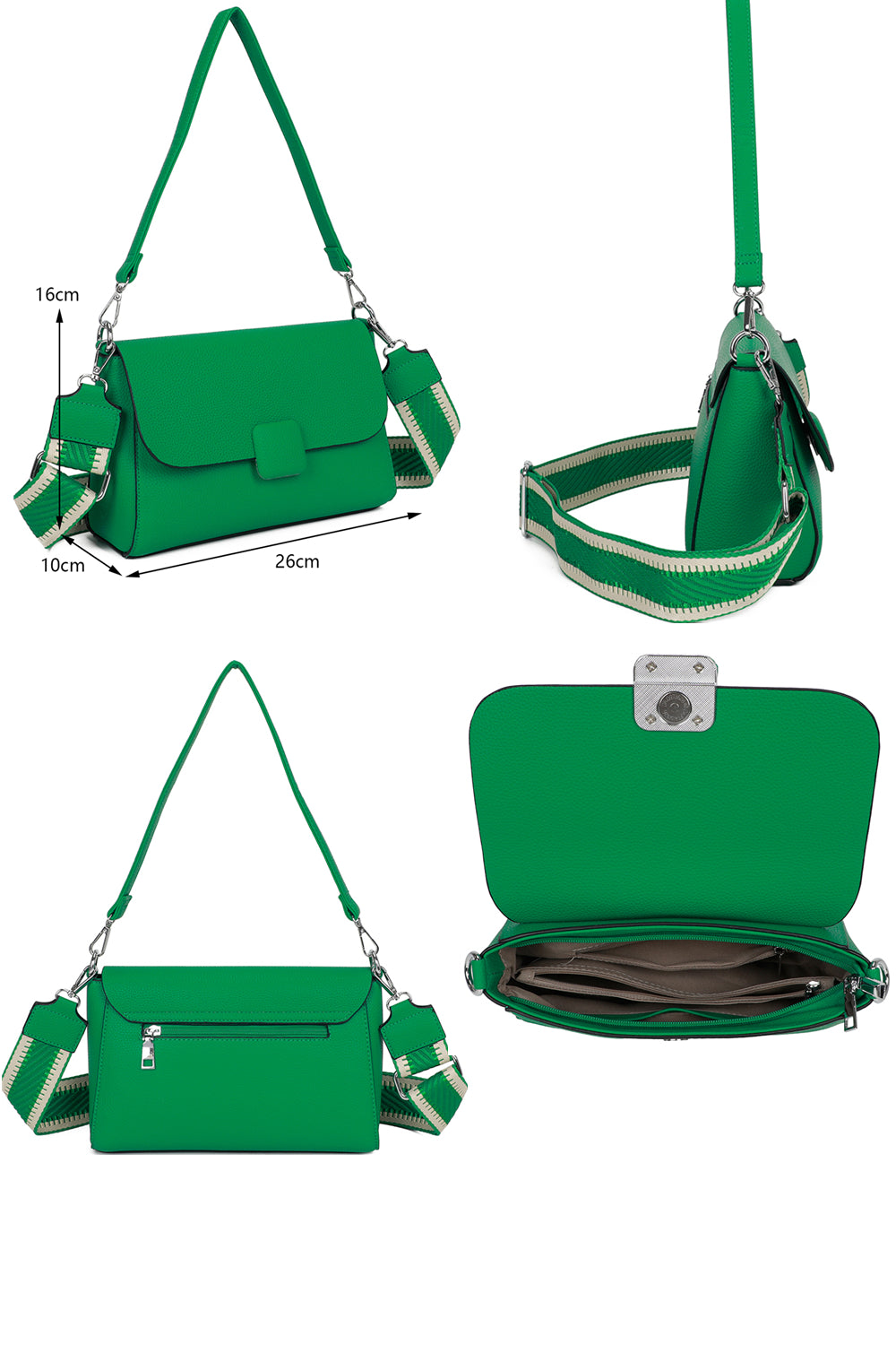 RB240803-Cityline Flair PU Crossbody bag