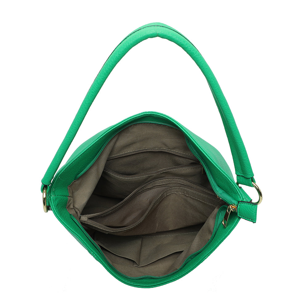 RS17003 Zip Pocket Details Shoulder Bag