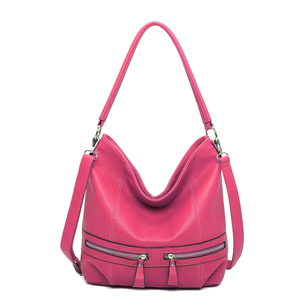 RS17003 Zip Pocket Details Shoulder Bag