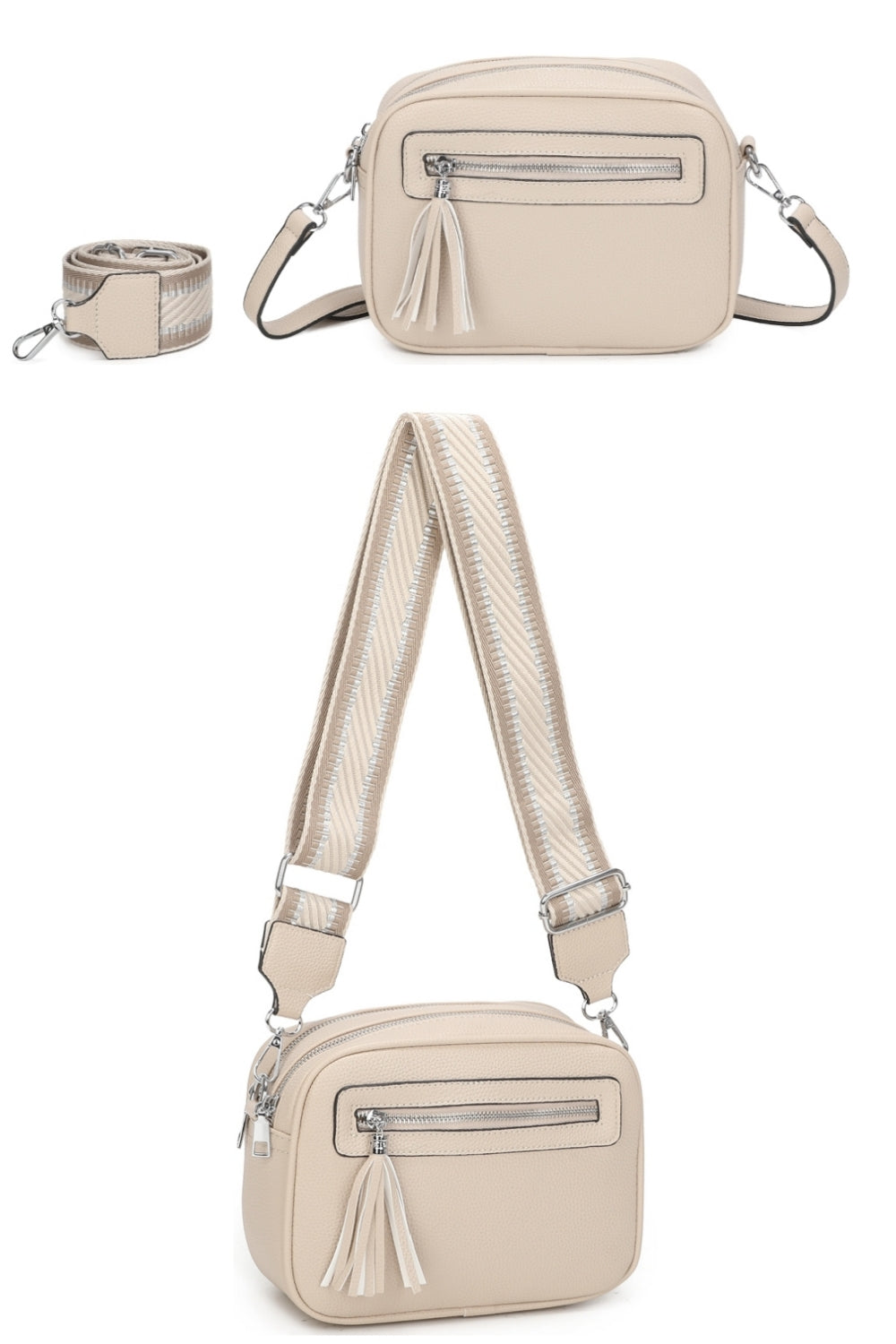 RB240802-Urban Charm Tassel Crossbody Bag (Copy)