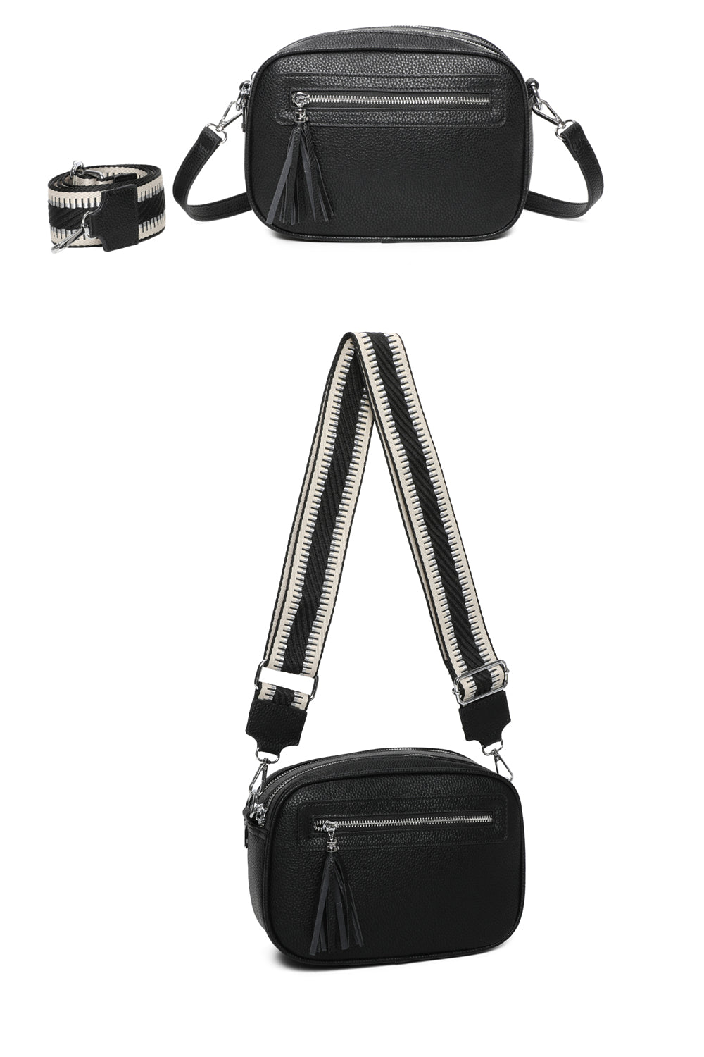 RB240802-Urban Charm Tassel Crossbody Bag (Copy)