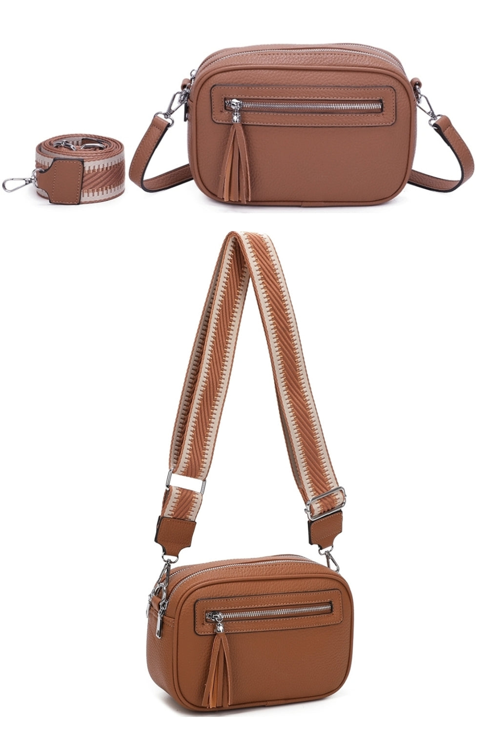 RB240802-Urban Charm Tassel Crossbody Bag (Copy)