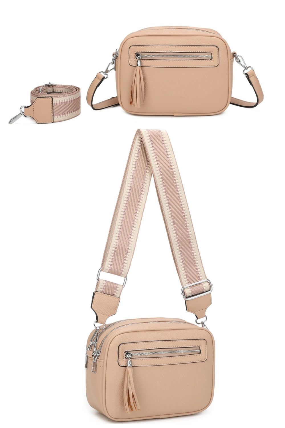 RB240802-Urban Charm Tassel Crossbody Bag (Copy)