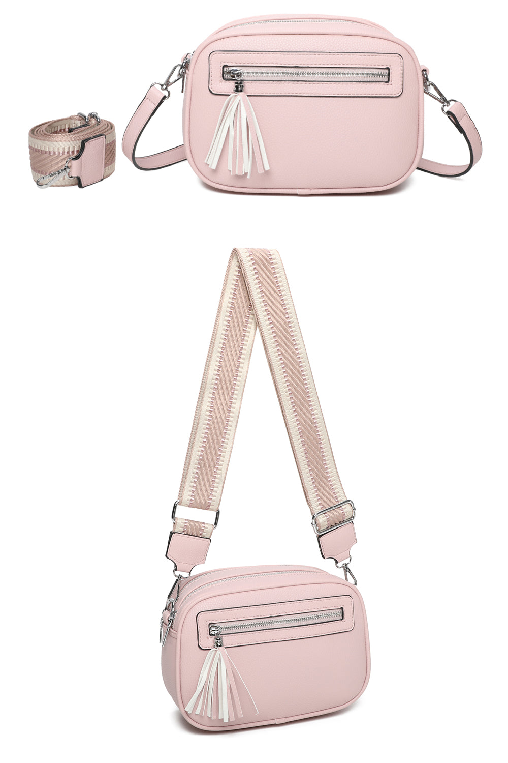 RB240802-Urban Charm Tassel Crossbody Bag (Copy)