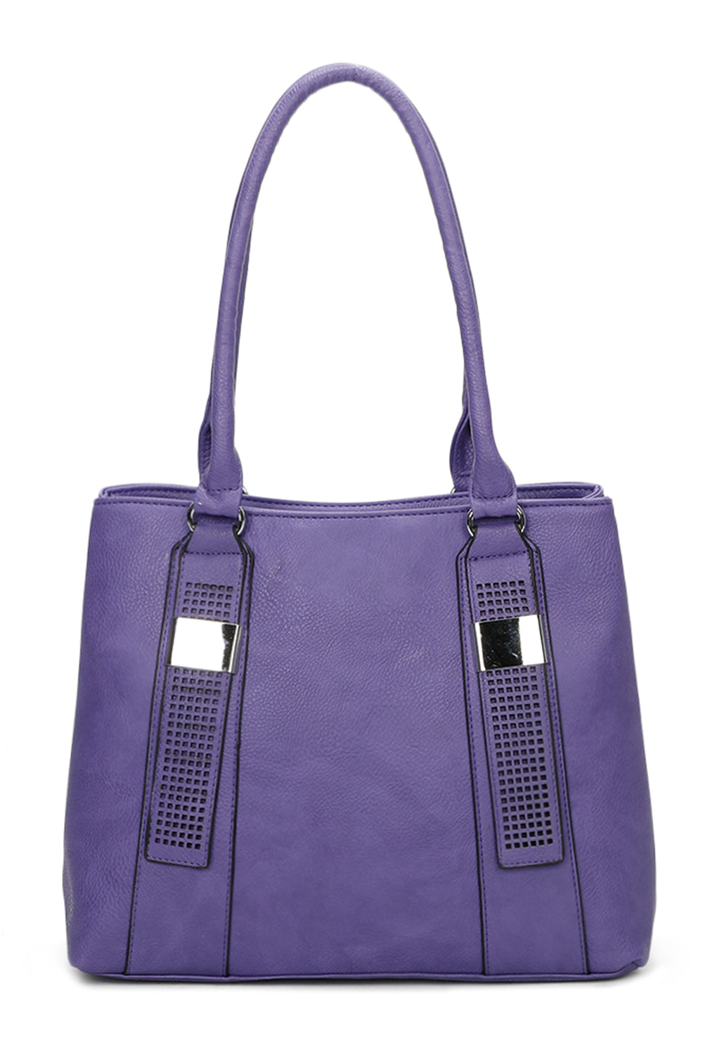 RS17007 Twin Cut-Out Belts Designed Two Compartments Shoulder Bag