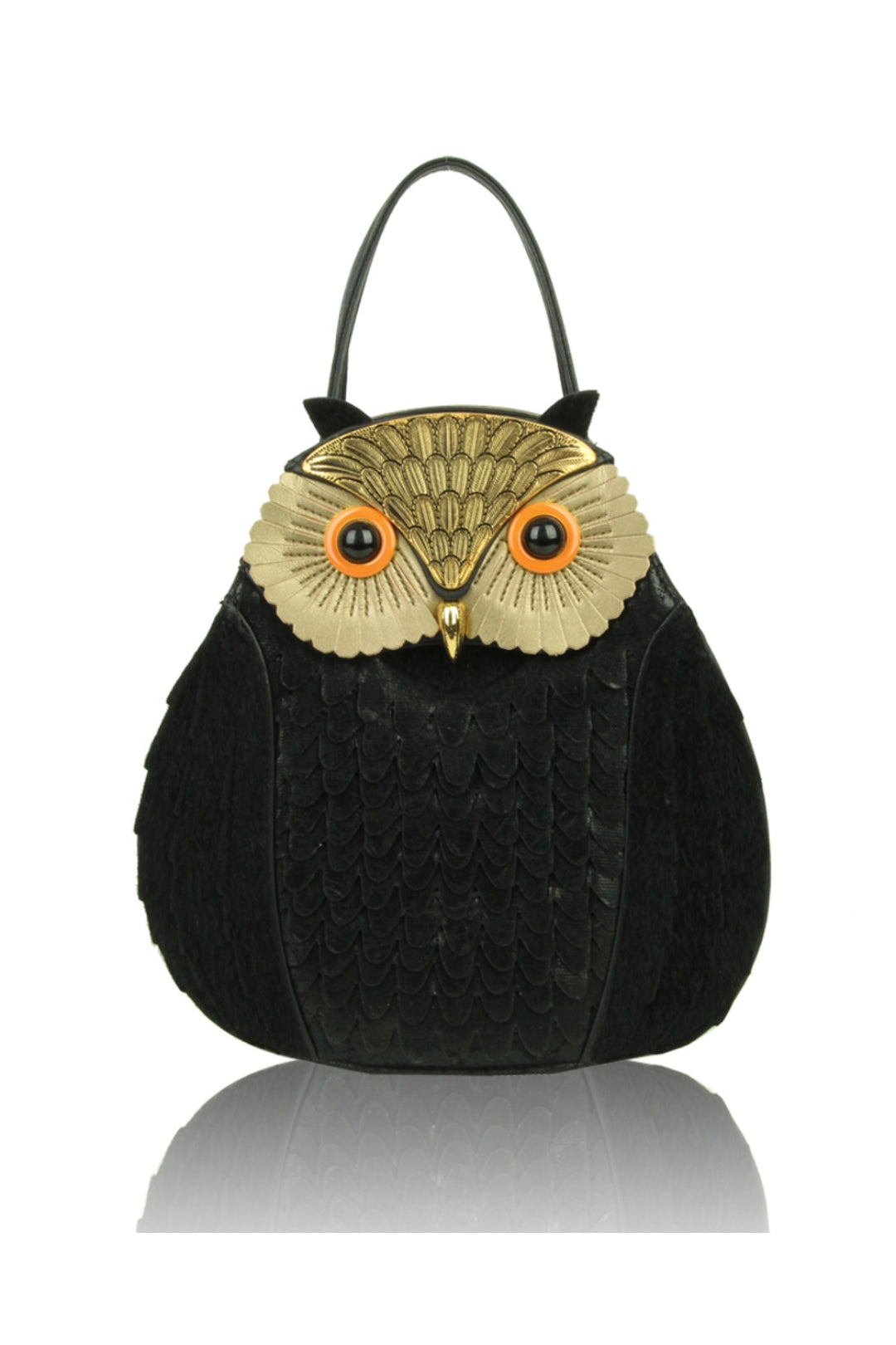 X2397-Shiny Sequin Owl Shoulder Bag