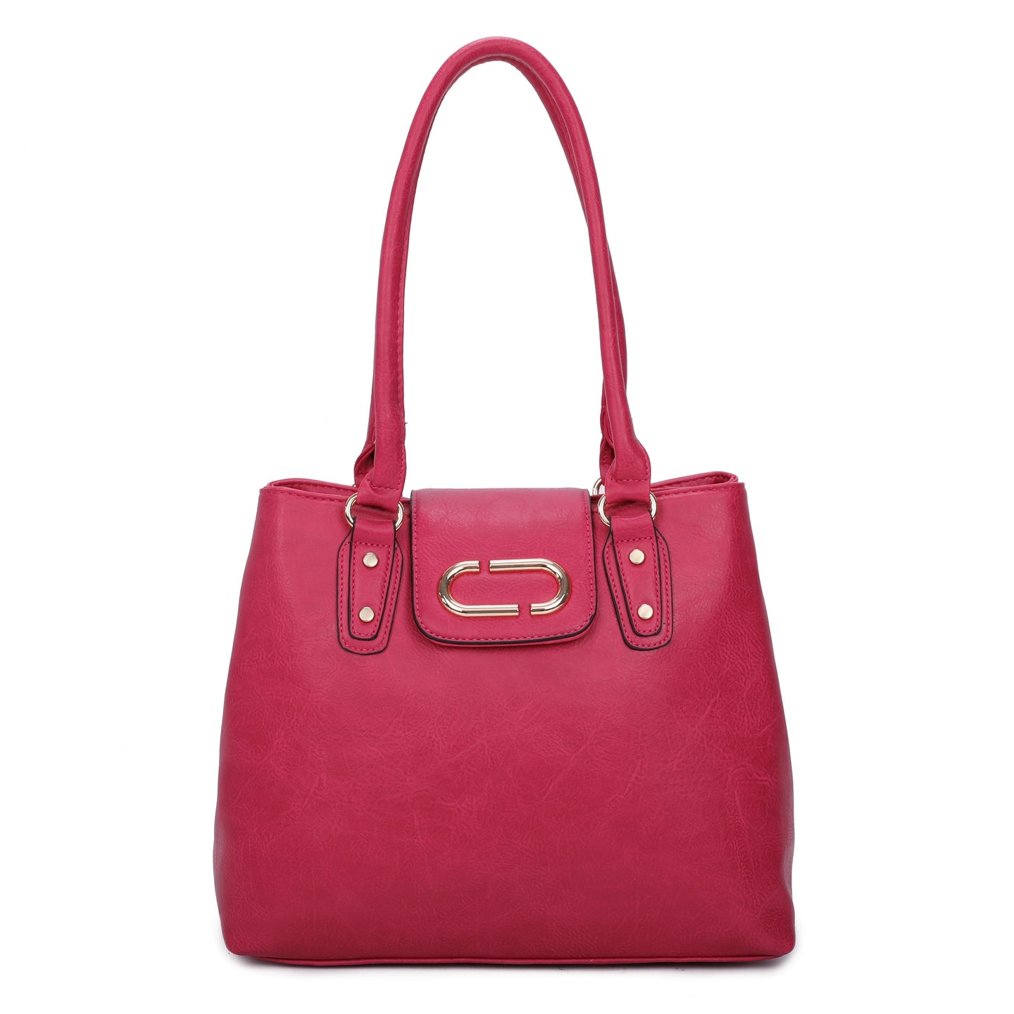 RS18002 Two Compartments Faux leather Shoulder Bag