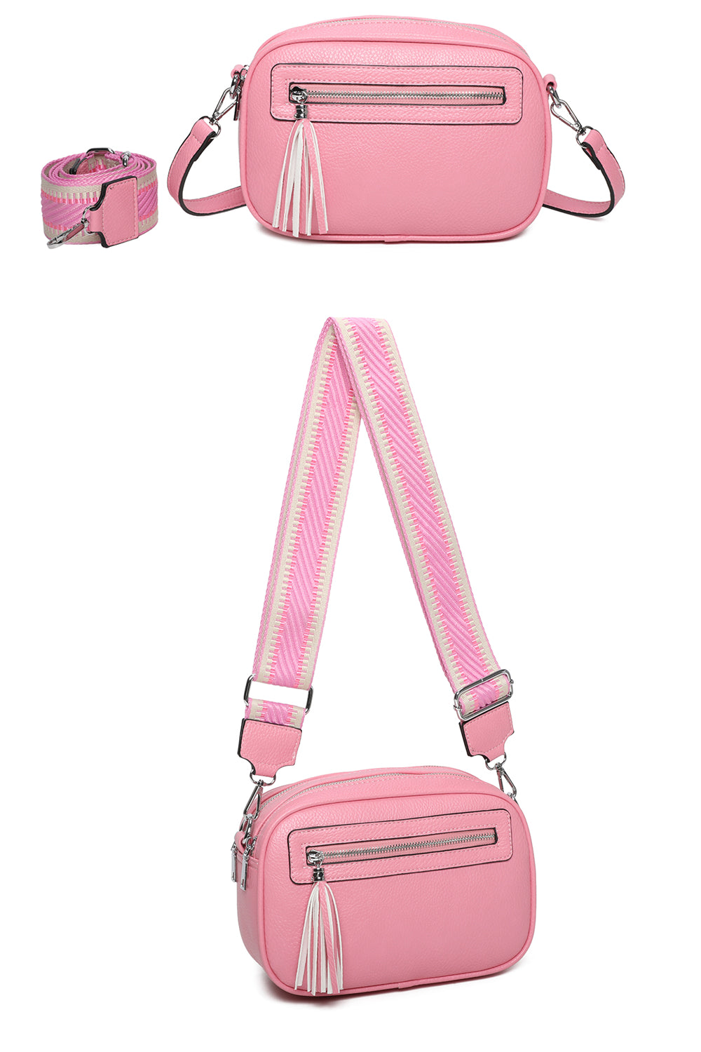 RB240802-Urban Charm Tassel Crossbody Bag (Copy)