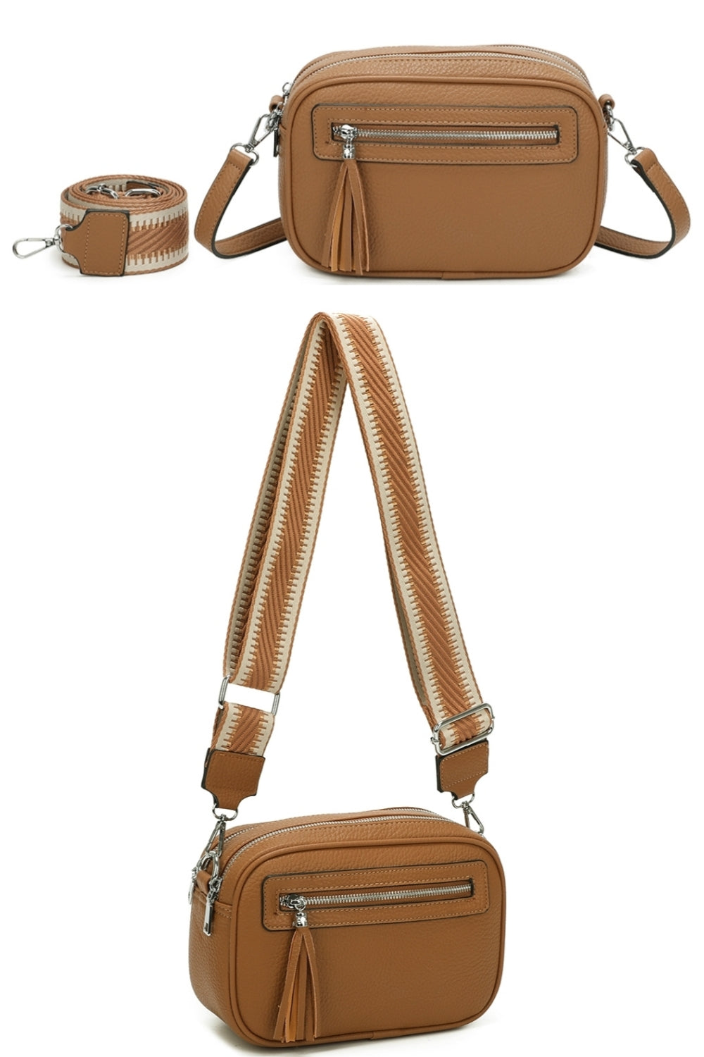 RB240802-Urban Charm Tassel Crossbody Bag (Copy)