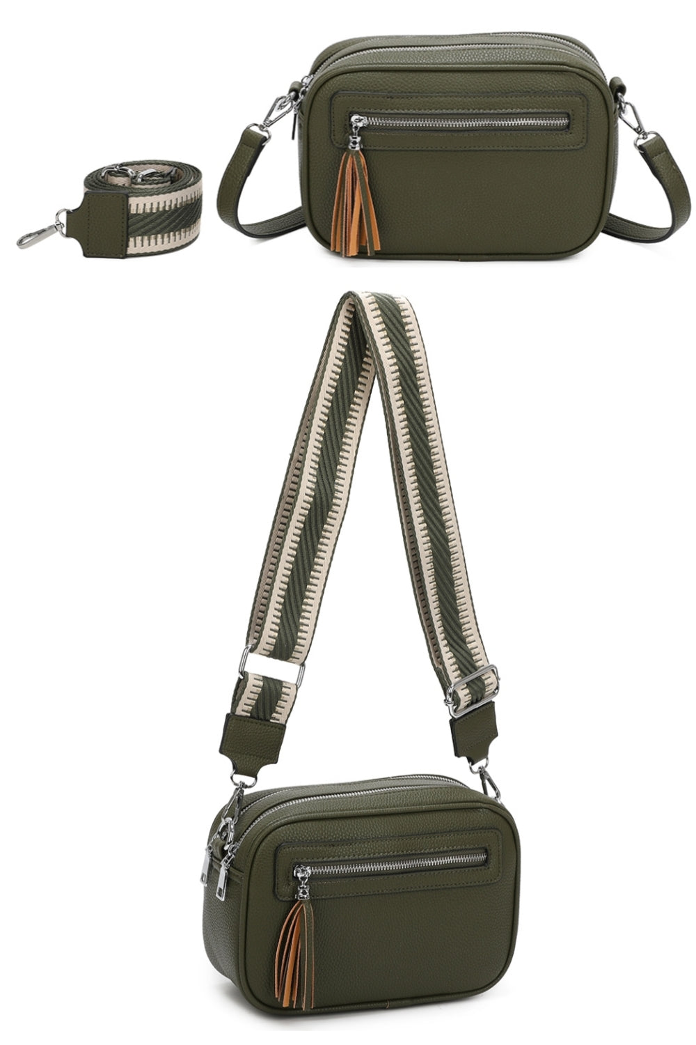 RB240802-Urban Charm Tassel Crossbody Bag (Copy)