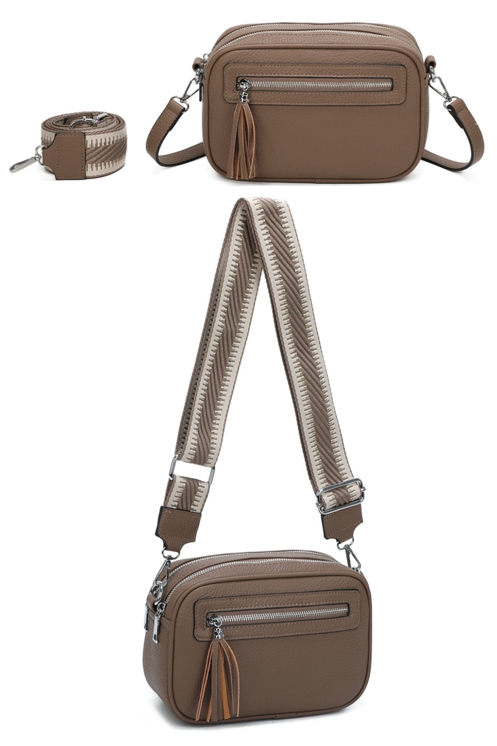 RB240802-Urban Charm Tassel Crossbody Bag (Copy)