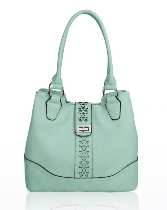RS14106 Cut-Out Patterned Flap Over Strap Shoulder Bag