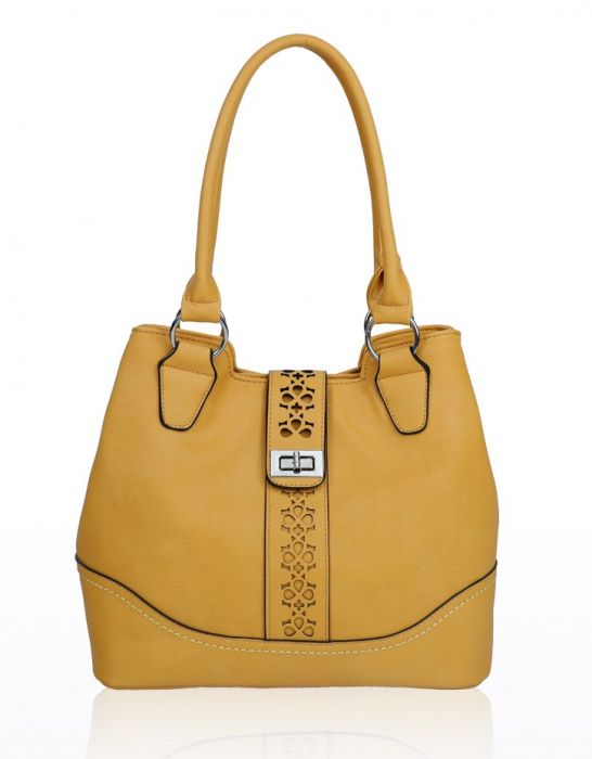 RS14106 Cut-Out Patterned Flap Over Strap Shoulder Bag