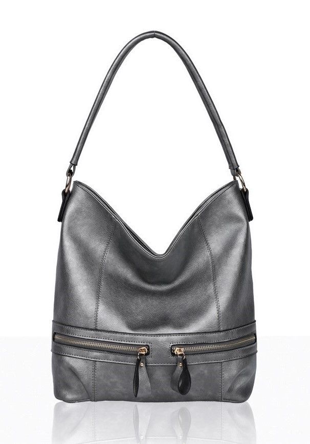 RS17003 Zip Pocket Details Shoulder Bag
