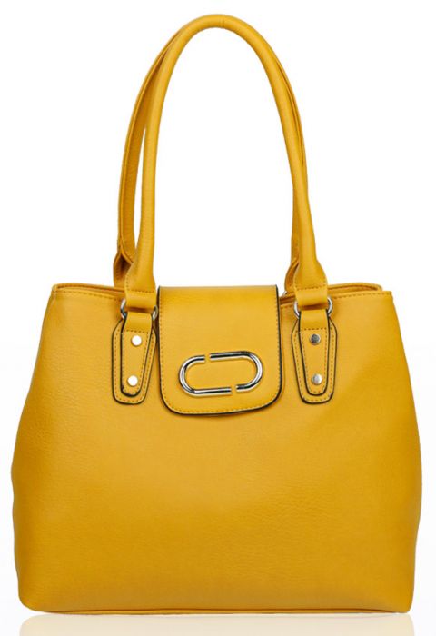 RS18002 Two Compartments Faux leather Shoulder Bag