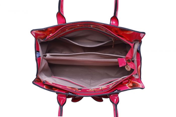 RJ200811 2IN1 Poppy Flower & Butterfly Bucket Shaped With Purse Set