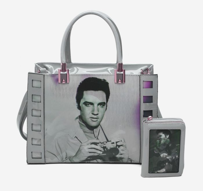 RJ200805-ES 2in1 3D Print bag with purse