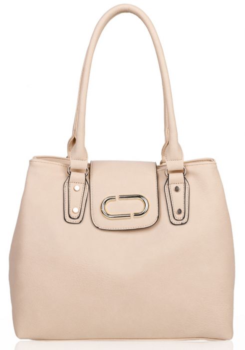 RS18002 Two Compartments Faux leather Shoulder Bag