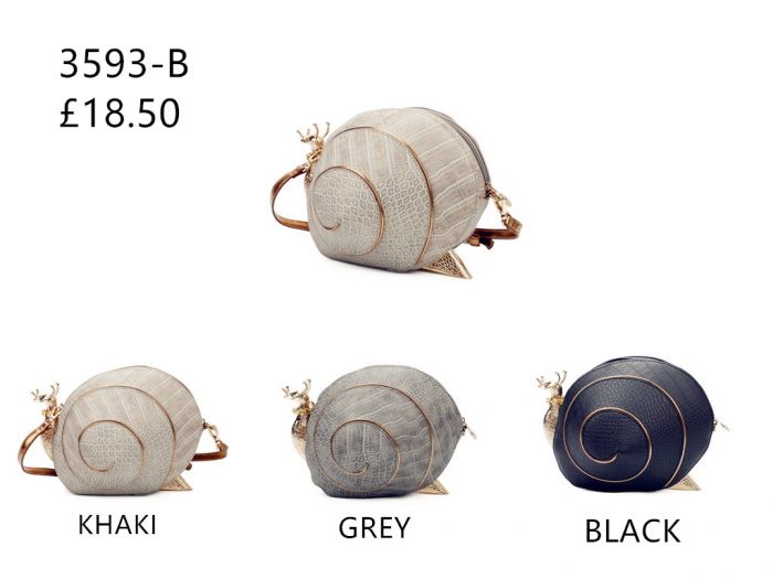 3593B 3D Snail Shape Handbag