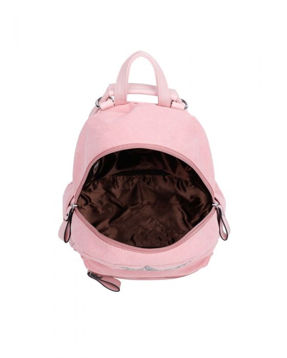 RH180916 - Large compartments Canvas Backpack with Glittery Star