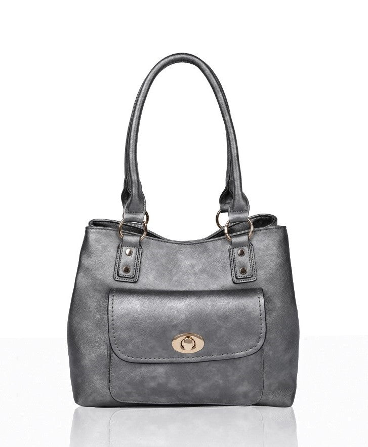RS17002 Front Pocket Designed Two Compartments Shoulder Bag