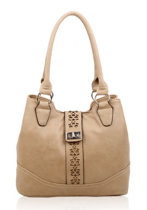 RS14106 Cut-Out Patterned Flap Over Strap Shoulder Bag