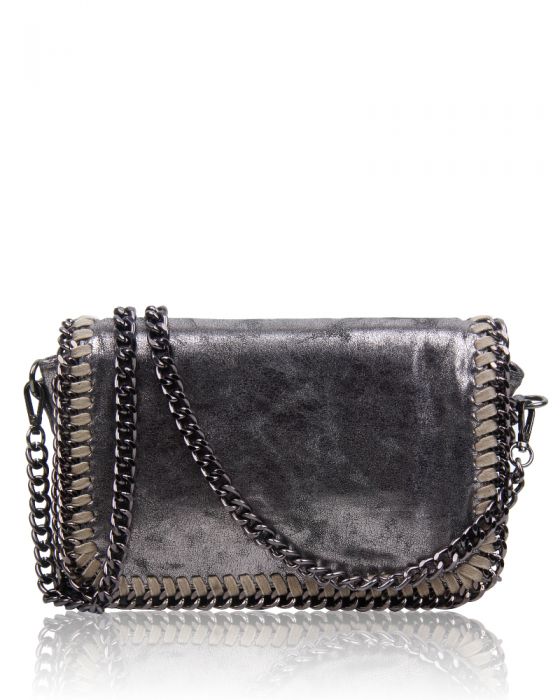 rx170141 Small Cross-Body Bag With Chain Trimming Detail