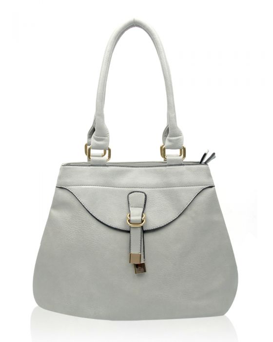 RS17006 Strap Detail Shoulder Bag With Two Compartments