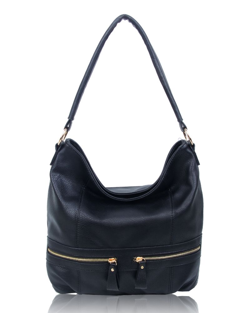 RS17003 Zip Pocket Details Shoulder Bag