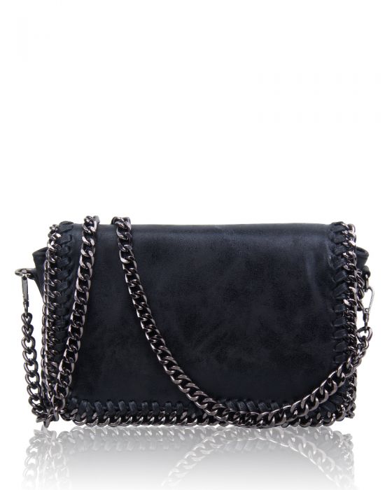 rx170141 Small Cross-Body Bag With Chain Trimming Detail