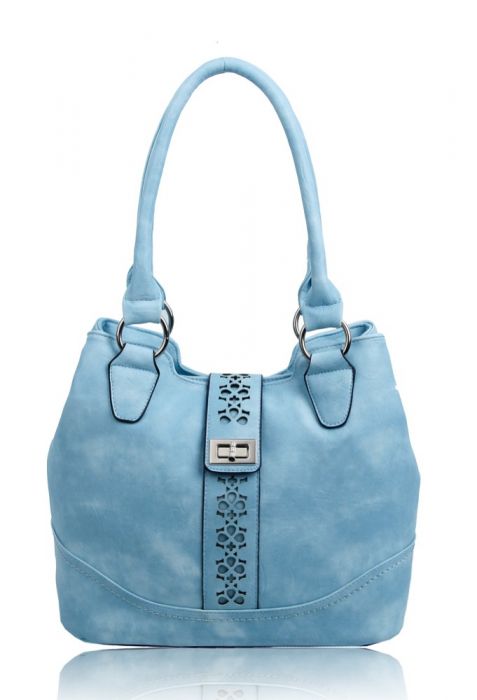 RS14106 Cut-Out Patterned Flap Over Strap Shoulder Bag