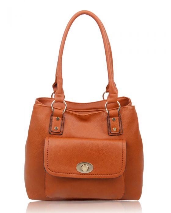 RS17002 Front Pocket Designed Two Compartments Shoulder Bag