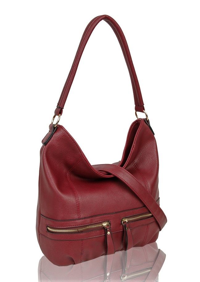 RS17003 Zip Pocket Details Shoulder Bag