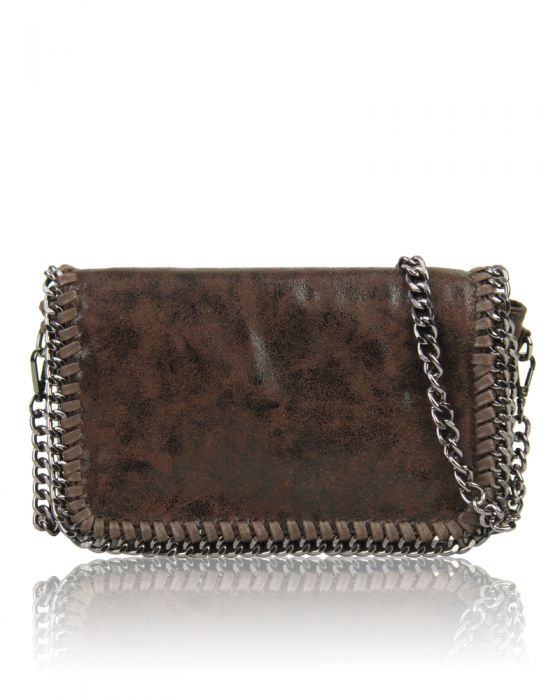 rx170141 Small Cross-Body Bag With Chain Trimming Detail
