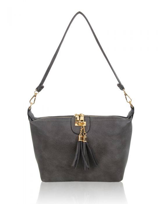 RB160951 Tassel Detail Shoulder Bag