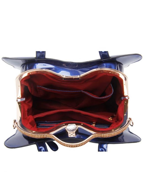 RD160443 Butterfly Shaped Patent Shoulder Bag