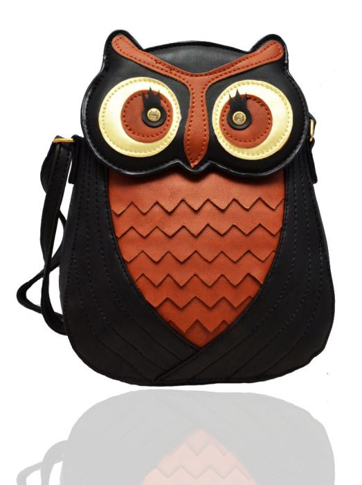 RB1308 Owl Cross-body Bag