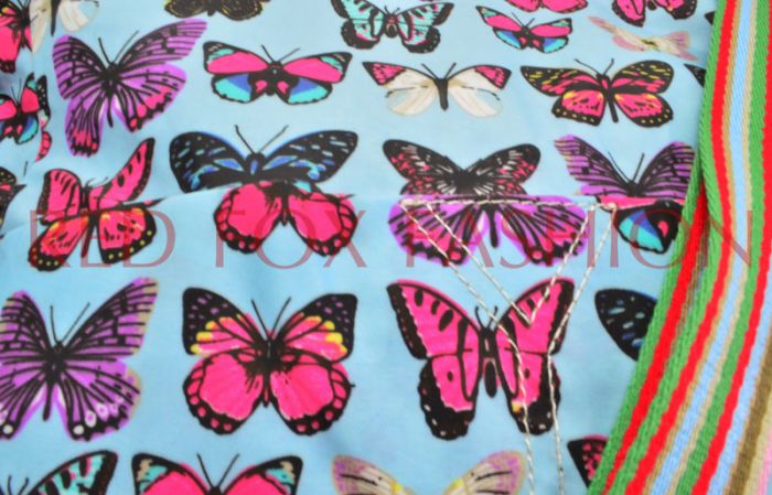 TC13001-B Butterfly Patterned Waterproof Messenger Bag