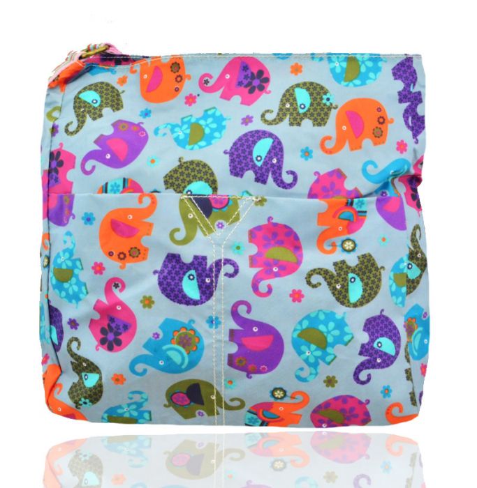 TC13001-EL Elephant Patterned Waterproof Messenger Bag