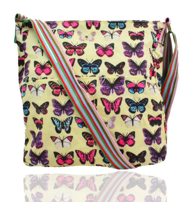 TC13001-B Butterfly Patterned Waterproof Messenger Bag