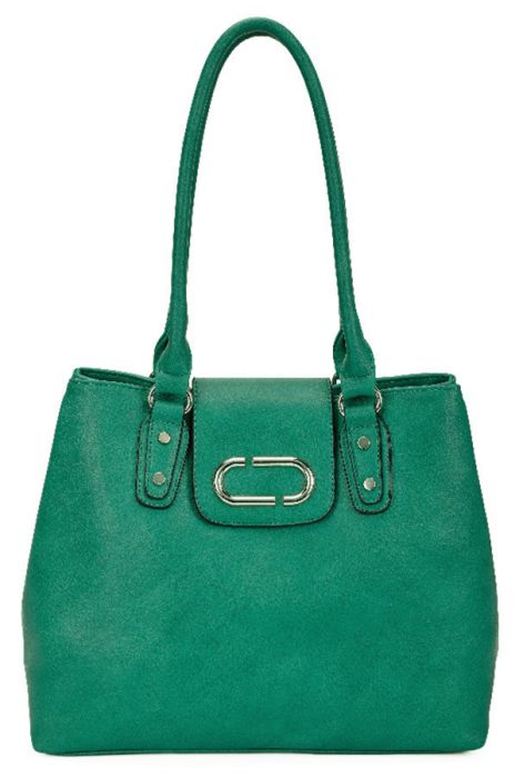RS18002 Two Compartments Faux leather Shoulder Bag