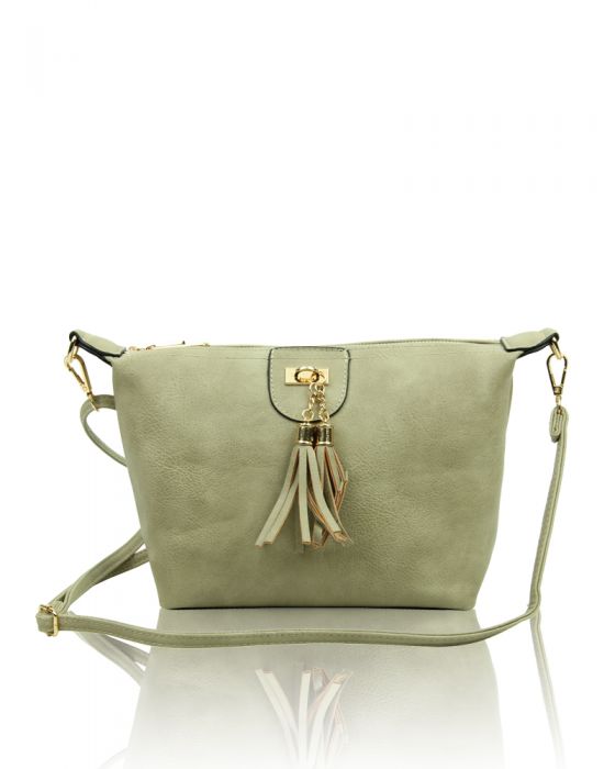 RB160951 Tassel Detail Shoulder Bag