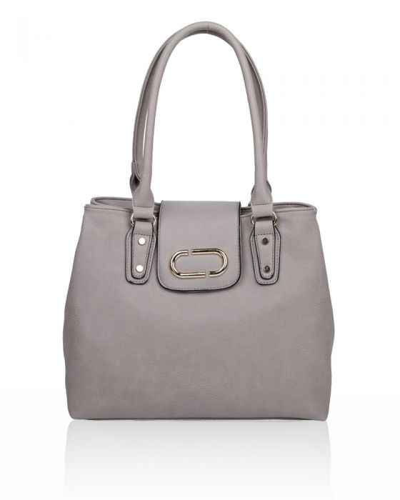 RS18002 Two Compartments Faux leather Shoulder Bag
