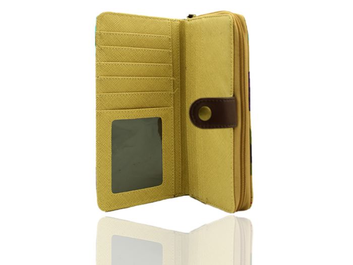 K2-EL Eplephant Long purse wallet with belt button TC waterproof material