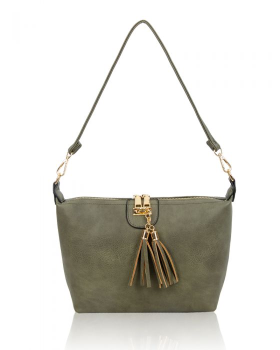 RB160951 Tassel Detail Shoulder Bag