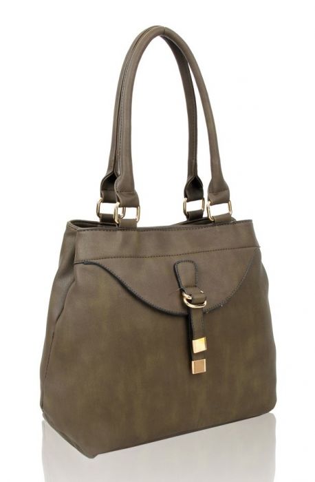 RS17006 Strap Detail Shoulder Bag With Two Compartments