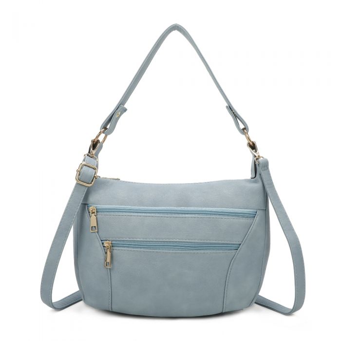 RB220801 Multi zipper pocket small crossbody shoulder bags