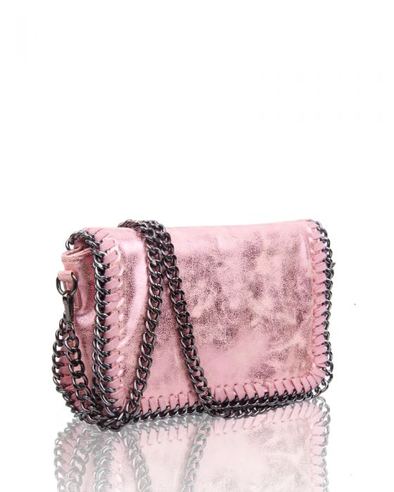 rx170141 Small Cross-Body Bag With Chain Trimming Detail
